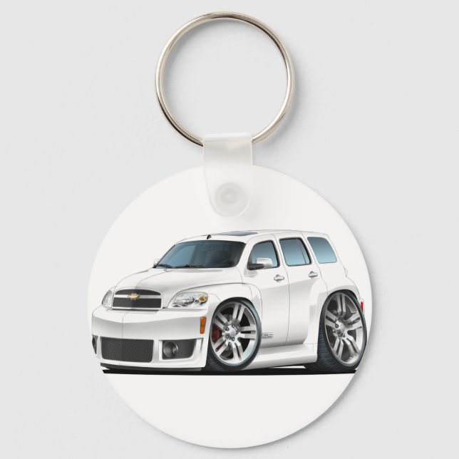 Chevy HHR SS White Truck Keychain (Front)