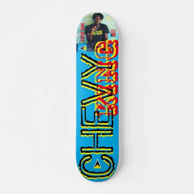 CHEVY KING 2023  NEW /SIGNED7 3/4" Skateboard Deck (Front)