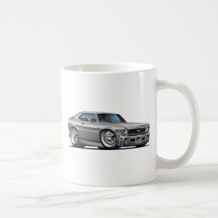 Chevy Nova Silver Car Coffee Mug