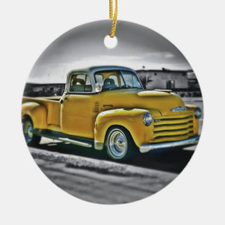 Chevy Pick Up Ceramic Ornament