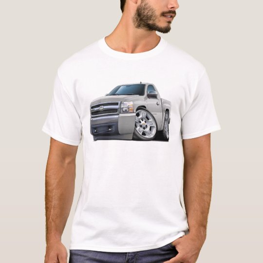 Chevy Silverado White Truck T-Shirt