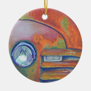 Chevy Truck Ceramic Ornament