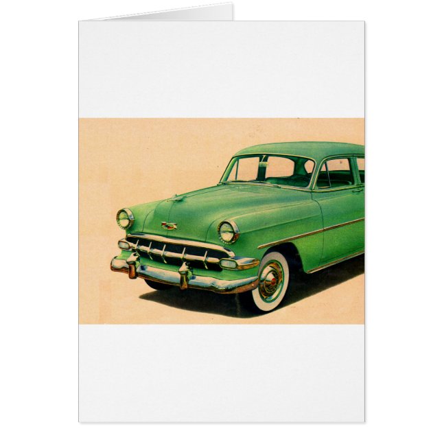 Chevy vert des années 1950 (Devant)