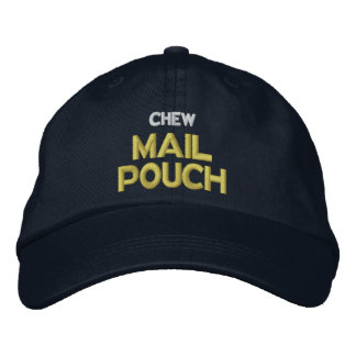 Chew Mail Pouch Embroidered Hat
