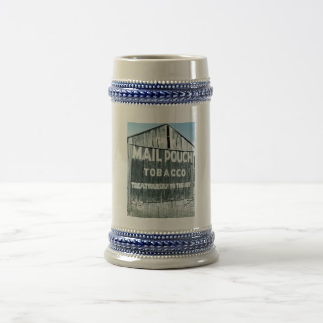 Chew Mail Pouch Tobacco Barn Beer Stein (Center)