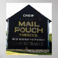 Chew Mail Pouch Tobacco Barn - Original Photo
