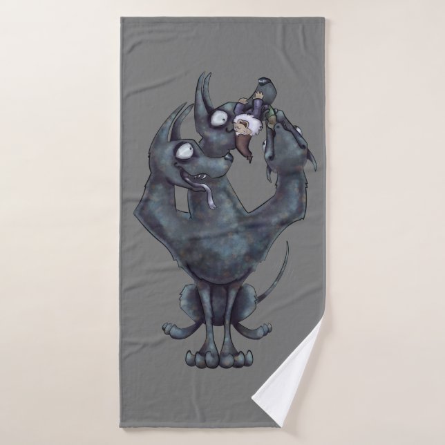 Chew Toy Bath Towel (Bath Towel)