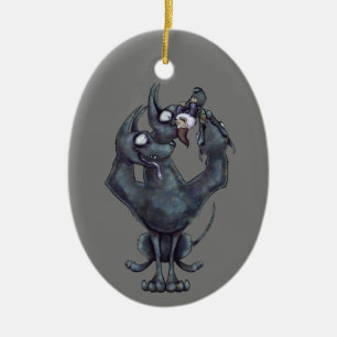 Chew Toy Ceramic Ornament