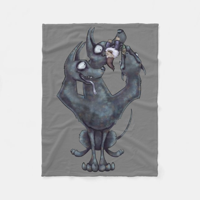 Chew Toy Fleece Blanket (Front)