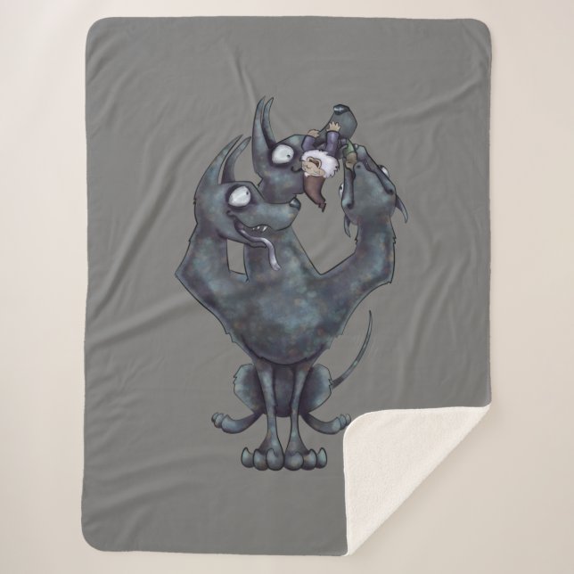 Chew Toy Sherpa Blanket (Front)