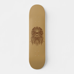 Chewbacca   Brown Tribal Skateboard