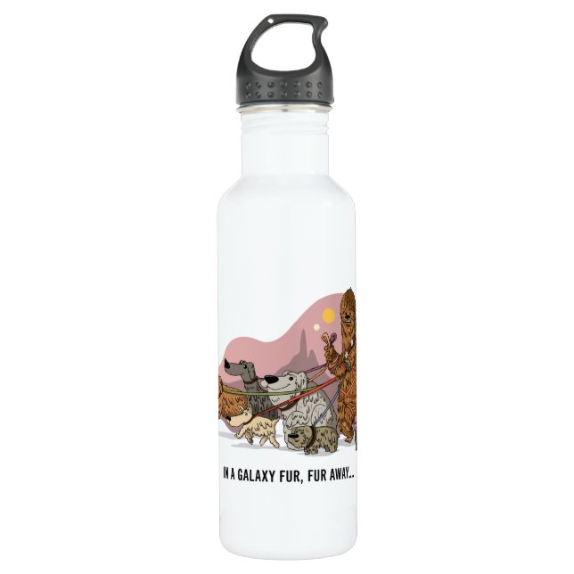 Chewie’s Galactic Dog Walk 710 Ml Water Bottle (Front)