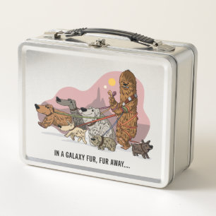 Chewie’s Galactic Dog Walk Metal Lunch Box