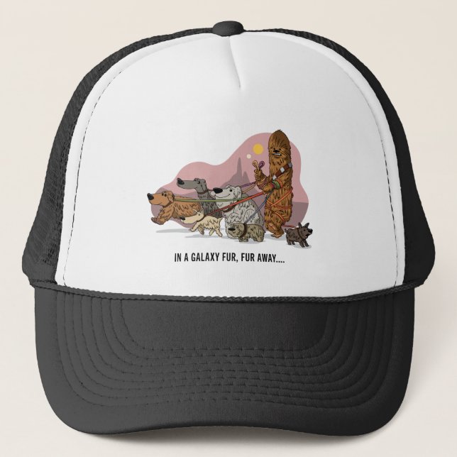 Chewie’s Galactic Dog Walk Trucker Hat (Front)