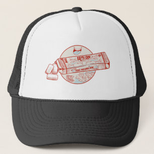 Chewing gum funny tuna fish flavour trucker hat