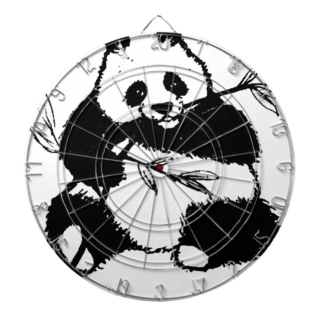Chewing Panda Dartboard (Front)