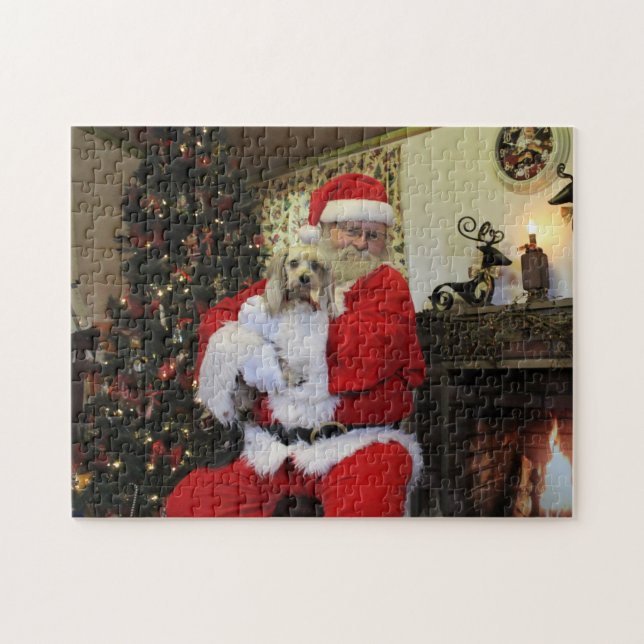 Chewy and Santa Jigsaw Puzzle (Horizontal)