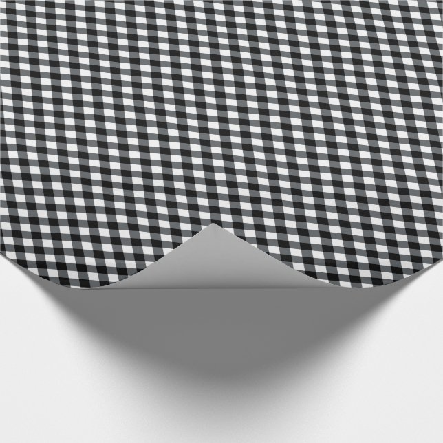 CHEX 12 BLACK-WHITE-GIFT WRAPPING PAPER (Corner)