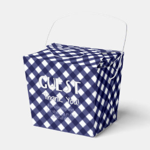 Chex 9-BLUE-PARTY FAVOR BOX, take out Box