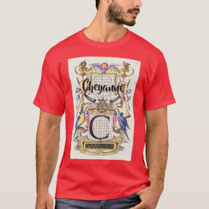 Cheyanne Vintage and Modern Calligraphy Crafter Ga T-Shirt