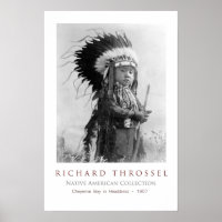 Cheyenne Boy in Headdress
