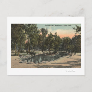 Cheyenne Canyon, Colorado - Stratton Park View Postcard