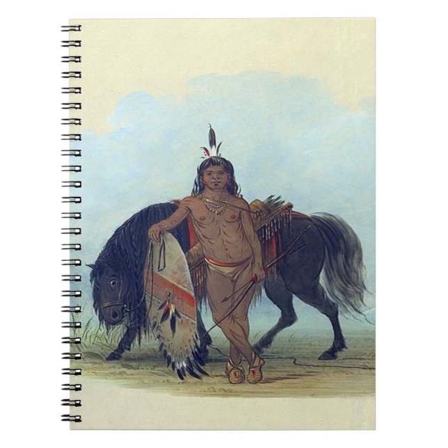 Cheyenne Indian Warrior Notebook (Front)