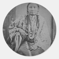 Cheyenne Indian Woman Vintage Stereoview Card