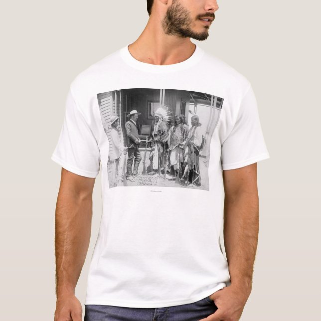Cheyenne Men Converse with White T-Shirt (Front)