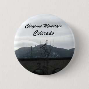 Cheyenne Mountain, Colorado 2 Inch Round Button