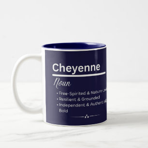 Cheyenne Personalized Girl Name Meaning Coffee Mug