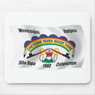 Cheyenne River Sioux Flag Mousepad