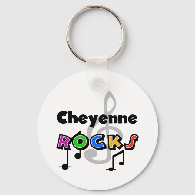 Cheyenne Rocks Keychain (Front)