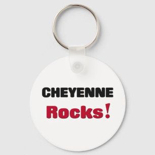 Cheyenne Rocks Keychain