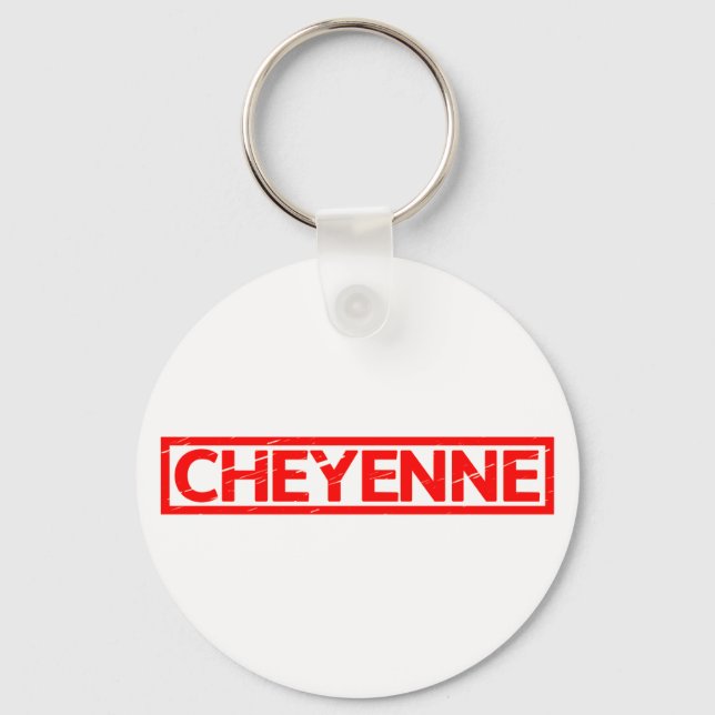 Cheyenne Stamp Keychain (Front)