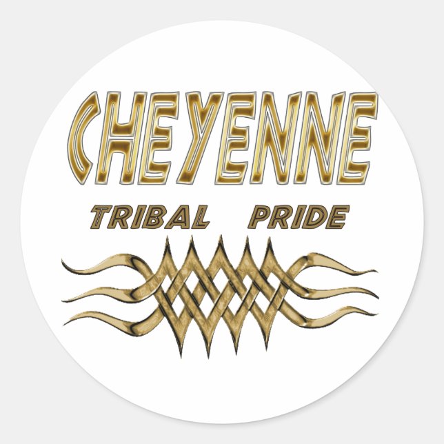 Cheyenne Tribal Pride Decal or Sticker Sheet (Front)