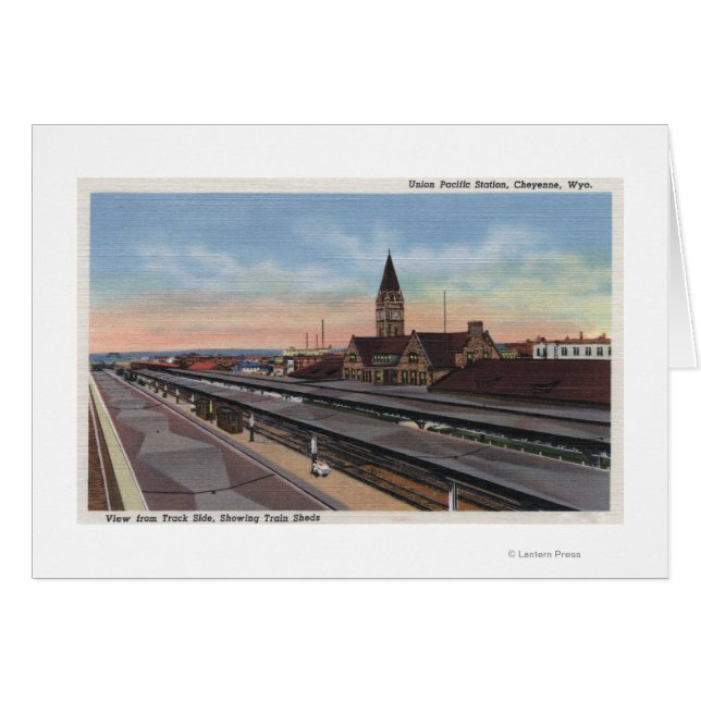 Cheyenne, WY - Union Pacific Railroad Station (Front Horizontal)