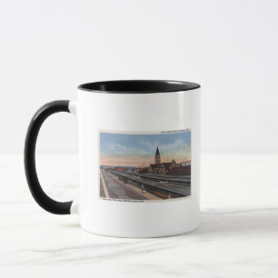 Cheyenne, WY - Union Pacific Railroad Station Mug