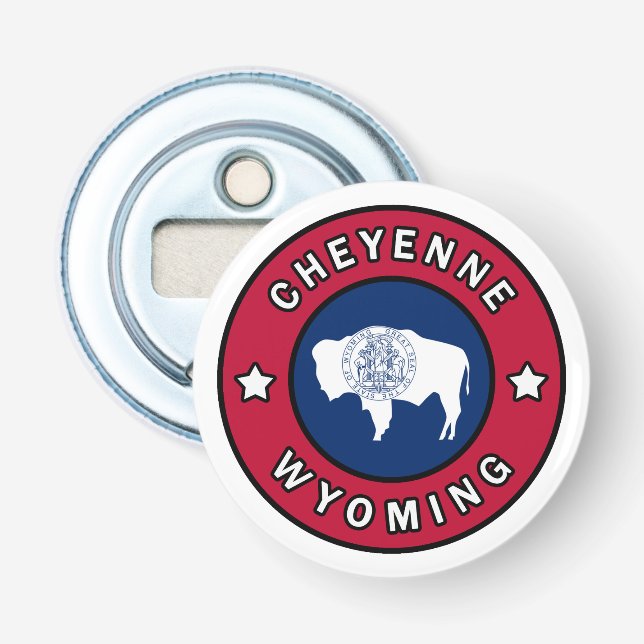 Cheyenne Wyoming Bottle Opener (Front)