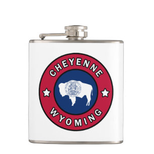 Cheyenne Wyoming Hip Flask