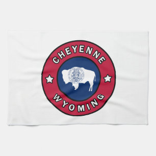 Cheyenne Wyoming Kitchen Towel