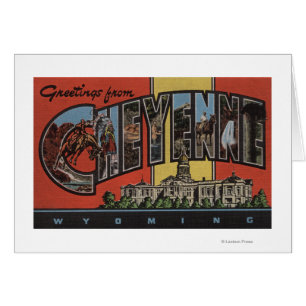 Cheyenne, Wyoming - Large Letter Scenes