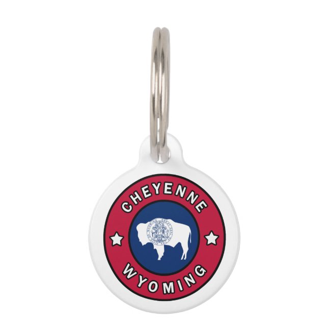 Cheyenne Wyoming Pet Tag (Front)