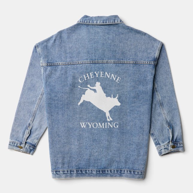 Cheyenne Wyoming Rodeo Bull Riding (Verso)