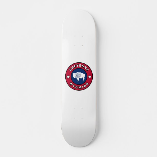 Cheyenne Wyoming Skateboard (Front)