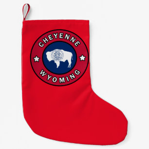 Cheyenne Wyoming Small Christmas Stocking