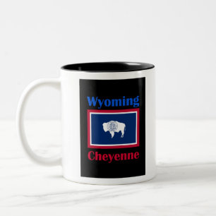 Cheyenne Wyoming Two-Tone Coffee Mug
