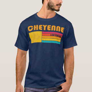 Cheyenne Wyoming Vintage Distressed Souvenir T-Shirt