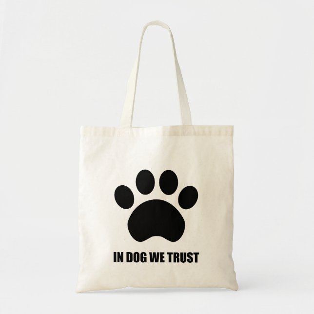 Chez le chien nous faisons confiance au sac (Devant)