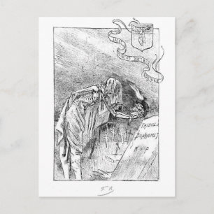 Chez les Passants vintage postcard